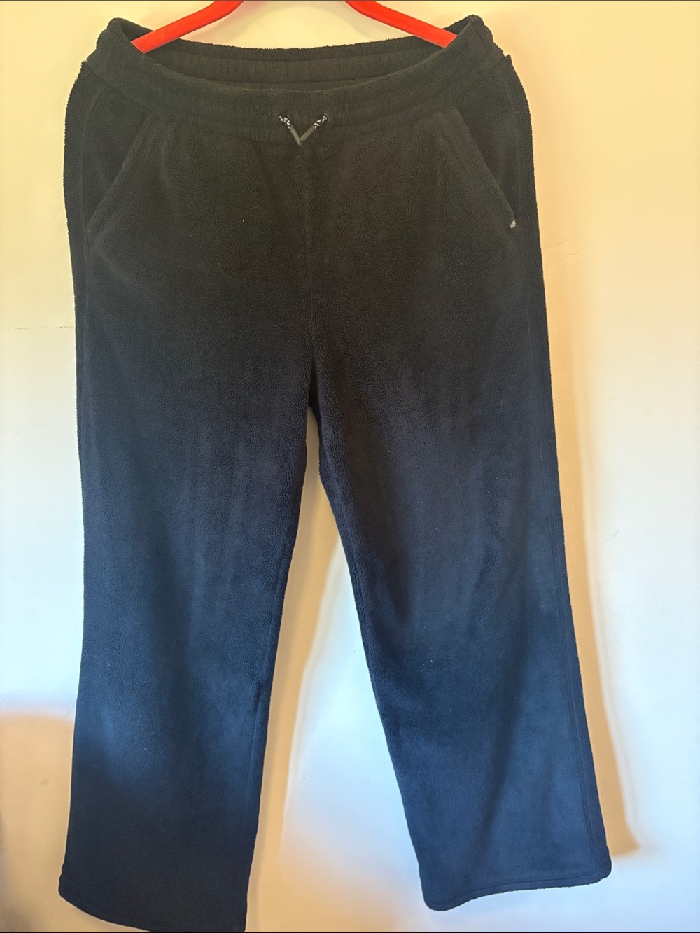 Athleta Black Fleece Joggers with Drawstring Waist
